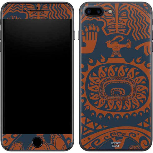 Disney Moana Octopus Tropical Print Art iPhone 8 Plus Skin